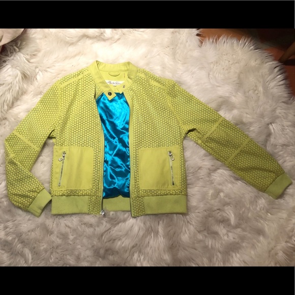 Kenneth Cole Jackets & Blazers - Kenneth Cole Perforated Suede Jacket